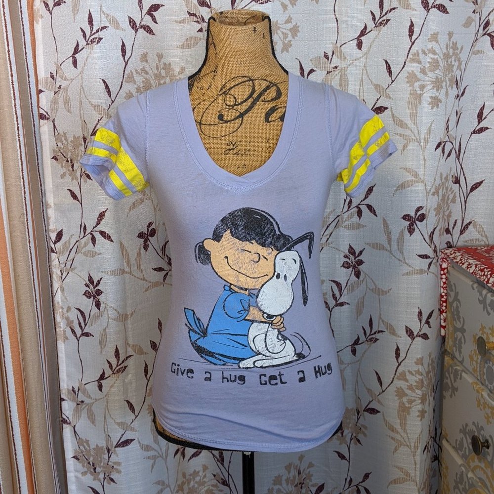 Lilac Peanuts Shirt, Size: S